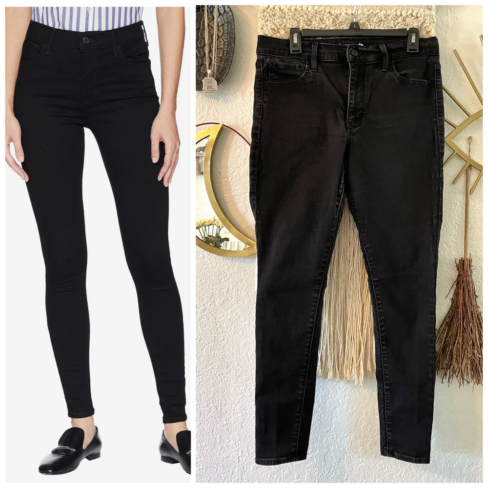 Levi’s 720 Super Skinny Jeans Women’s High-Rise Black Stretch Denim Sz 32